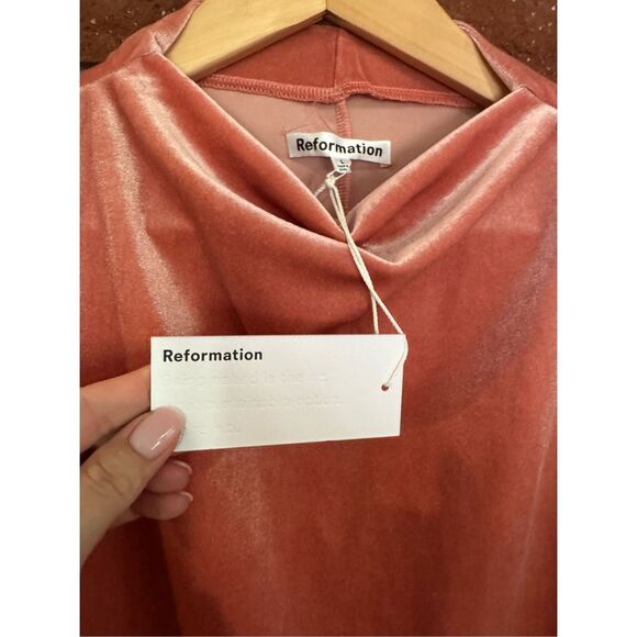 Reformation Velvet Alden Dress - Picture 8 of 10